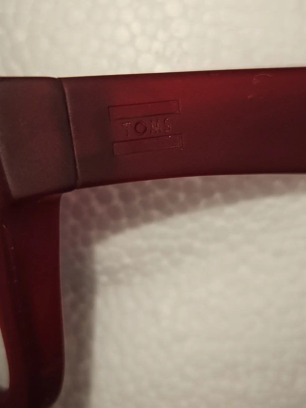 Toms Paloma Soloflex Matte Red Women's Blue Blockers